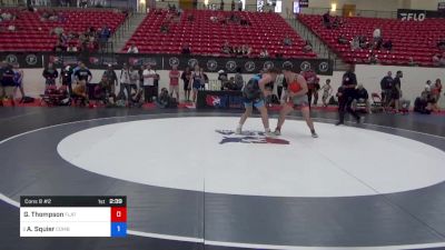 82 kg Cons 8 #2 - Gunnar Thompson, Flathead High School Wrestling vs Aidan Squier, Combat W.C. School Of Wrestling