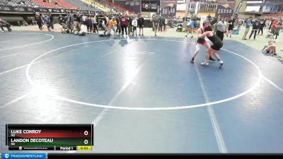 130 lbs Cons. Round 2 - Landon Decoteau, ND vs Luke Conroy, ND