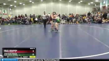160 lbs Round 3 (6 Team) - Riley Dehaven, Wyoming Brown vs Stetson Riggs, South Dakota Lightning
