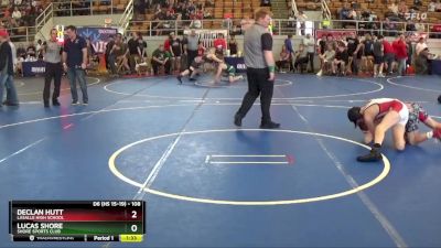 108 lbs Semifinal - Lucas Shore, Shore Sports Club vs Declan Hutt, Lasalle High School