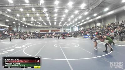 160 lbs Round 2 (3 Team) - John Watson, Chautauqua Lake-Westfield-Panama vs Parker Manor, Northern Adirondack Sr HS