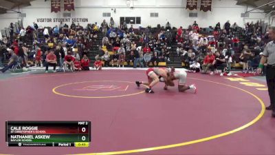 138 lbs Cons. Round 2 - Cale Roggie, St Christopher`s School vs Nathaniel Askew, Baylor School