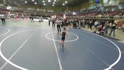 43 lbs Quarterfinal - Zaiden Axtell, Wolfpack vs Cade Hill, Ponderosa WC