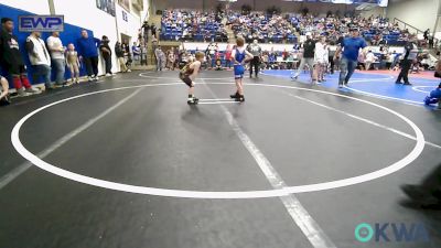 55 lbs Consi Of 4 - Paxton Hattaway, Pryor Tigers vs Edwin Edwards, Jay Wrestling Club