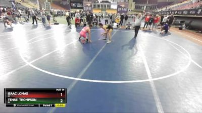 138 lbs Cons. Round 5 - Tensei Thompson, ID vs Isaac Lomas, IA