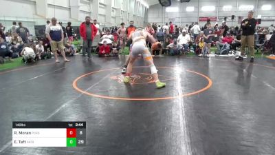 140 lbs Round 3 - Rylan Moran, Pursuit vs Eli Taft, Patriots WC WV