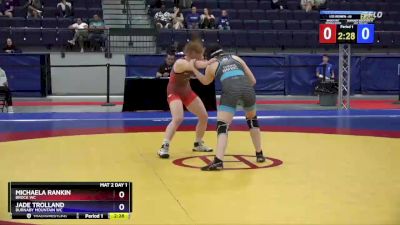 59 kg 1st Place Match - Michaela Rankin, Brock WC vs Jade Trolland, Burnaby Mountain WC