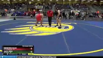 285 lbs Finals (8 Team) - Nate Shea, 6A Sandy vs Demetrio Elias, 6A McMinnville