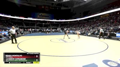 I-145 lbs 1st Place Match - Cameron Catrabone, Williamsville North-Williamsville East vs Renso Montalvo, Amsterdam