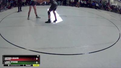 178 lbs Cons. Round 2 - Lakin Stange, Nebraska vs Jayden Adams, Nebraska