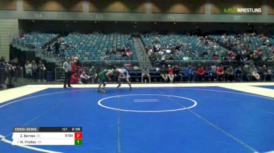 141 lbs Consolation - Zach Barnes, UN-Campbell vs Matt Findlay, UN-Utah Valley