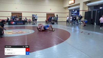 100 kg Round 3 - Todd Hine, Idaho Grizz Wrestling Club vs Domenico Lemme, Eastside Wrestling Club