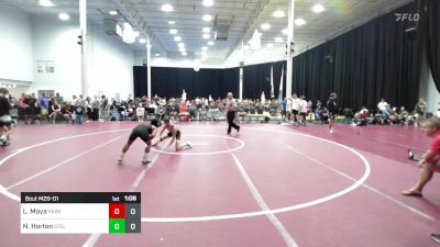 108 lbs Rr Rnd 1 - Luis Moya, Parkland vs Nick Horton, Steller Trained Black Sun