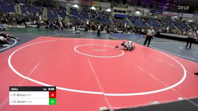 95 lbs Consi Of 16 #1 - Payson Blouin, Bayfield vs Gionna Duran, Duran Elite