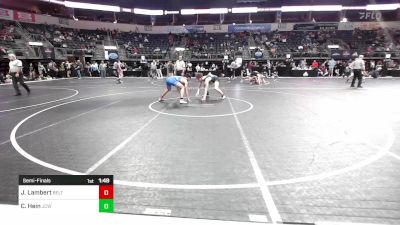 143 lbs Semifinal - Jaden Lambert, Belton vs Cale Hein, Jackson County Wrestling Club