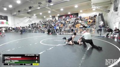 106 lbs 5th Place Match - Jason Ybarra, Pacifica Oxnard vs Matt Hernandez, Rio Mesa