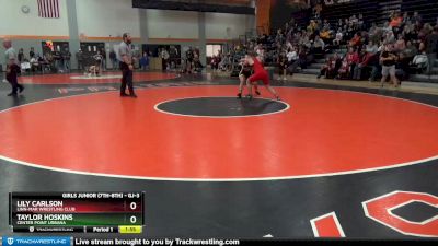 GJ-3 lbs Round 1 - Taylor Hoskins, Center Point Urbana vs Lily Carlson, Linn-Mar Wrestling Club