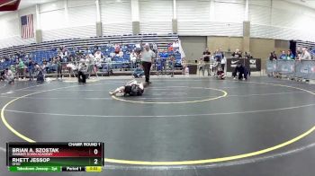 49 lbs Champ. Round 1 - Rhett Jessop, Ohio vs Brian A. Szostak, Hammer Down Academy