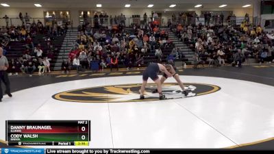 165 lbs Semifinal - Cody Walsh, Drexel vs Danny Braunagel, Illinois