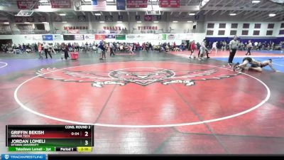 174 lbs Cons. Round 2 - Jordan Lomeli, Ottawa University vs Griffin Bekish, Indiana Tech