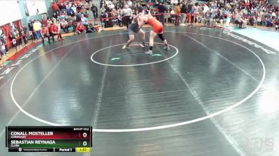 215 lbs Semifinal - Sebastian Reynaga, Clark vs Conall Mosteller, Coronado