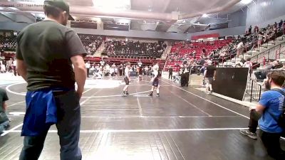 90-105 lbs Consi Of 4 - David Collom, Pryor Tigers vs Gage Bledsoe, Woodland Wrestling Club