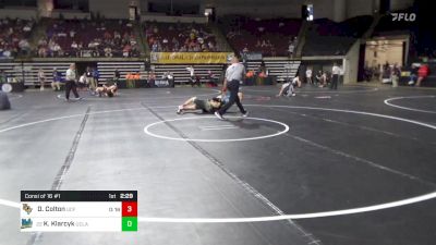 125 lbs Consi Of 16 #1 - David Colton, Central Florida vs Kaleb Klarcyk, UCLA