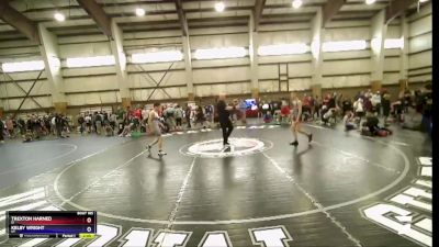 114 lbs Cons. Round 2 - Trexton Harned, ID vs Kelby Wright, UT