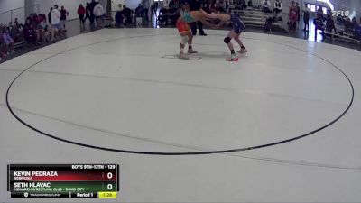 129 lbs Champ. Round 1 - Kevin Pedraza, Nebraska vs Seth Hlavac, Monarch Wrestling Club - David City