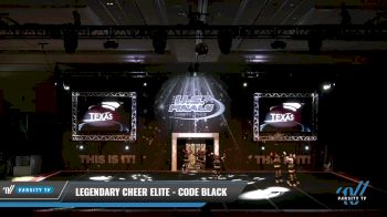 Legendary Cheer Elite - Code Black [2021 L2.1 Mini - PREP 2] 2021 The U.S. Finals: Grapevine