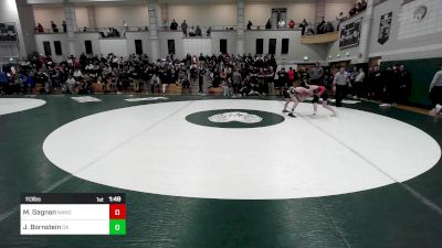 113 lbs Round Of 32 - Michael Gagnon, North Andover vs Jonah Bornstein, Oliver Ames