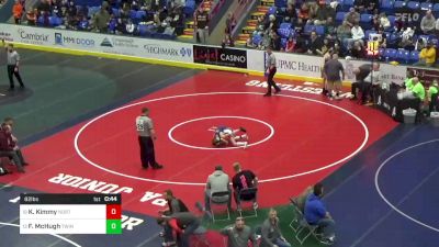 82 lbs Consi Of 32 #2 - Kael Kimmy, North East vs Fynn McHugh, Twin Valley