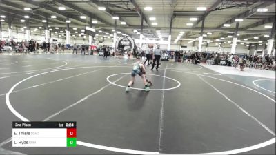 66 lbs 2nd Place - Evan Thiele, Coachella Valley WC vs Liam Hyde, Grindhouse WC