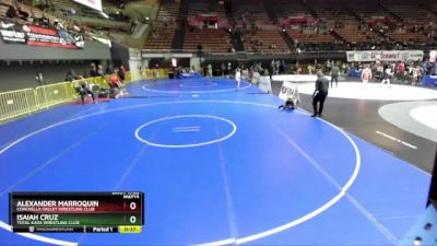 67 lbs 3rd Place Match - Isaiah Cruz, Total Kaos Wrestling Club vs Alexander Marroquin, Coachella Valley Wrestling Club