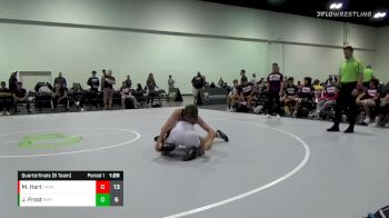 132 lbs Quarterfinals (8 Team) - Matt Hart, Team Carnage vs Jaxtyn Frost, Team Empire