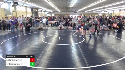 220 lbs Round Of 16 - George Rafferty Jr, Greentown vs Henry Chamberlain, Portville