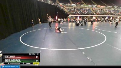 63 lbs Round 1 - Olive Burrows, Moen Wrestling Academy vs Zoey Hutt, Moen Wrestling Academy