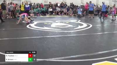 62 lbs Round 3 - Rilynn Fowkes, Valkyrie Girls WC vs Reagan Brown, Lady Pitbulls