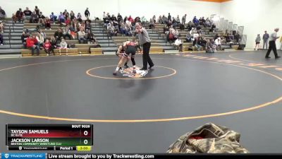 J-5 lbs Semifinal - Tayson Samuels, DC Elite vs Jackson Larson, Benton Community Wrestling Clu