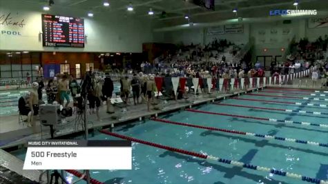 Music City Invite Men 500 Free B Final