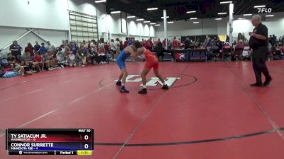 110 lbs 2nd Wrestleback (8 Team) - Ty Satiacum Jr., Washington vs Connor Surrette, Minnesota Red