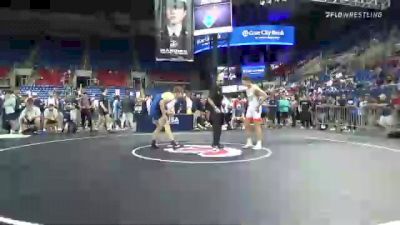 160 lbs Quarterfinal - Aiden Riggins, Iowa vs Cooper Willis, Wisconsin