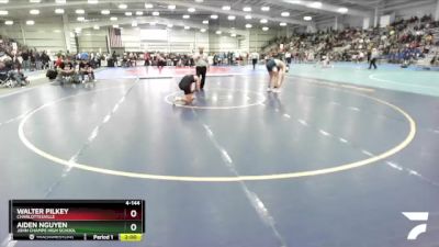 4-144 lbs Quarterfinal - Walter Pilkey, Charlottesville vs Aiden Nguyen, John Champe High School