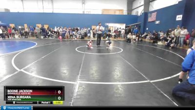 37-39 lbs Round 4 - Xena Burgara, 208 Spartans vs Braden Nichols, Hawk Wrestling Club