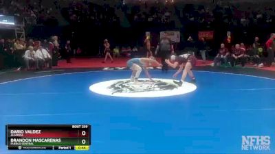 126-3A Cons. Round 2 - Brandon Mascarenas, Pueblo Central vs Dario Valdez, Alamosa