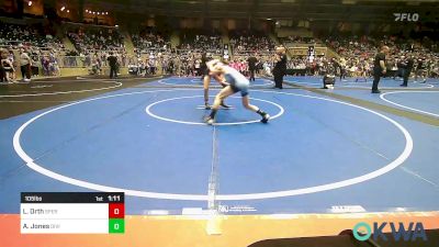 105 lbs Quarterfinal - Luke Orth, Sperry Wrestling Club vs Ashton Jones, Division Bell Wrestling