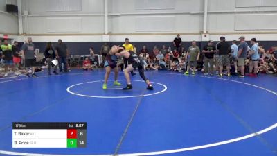 175 lbs Semifinal - Travis Baker, Killer Elite vs Braylen Price, EP Rattlers