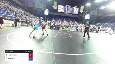 182 lbs Cons 32 #2 - Gregory Merriman, North Carolina vs Marcell Booth, Minnesota