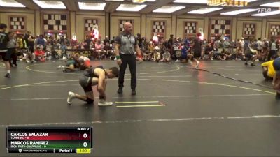 117 lbs Semis & 1st Wrestleback (8 Team) - Marcos Ramirez, Iron Faith Grappling vs Carlos Salazar, Town WC