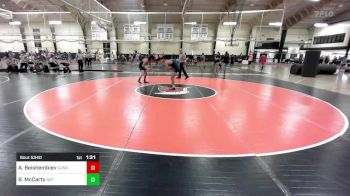 150 lbs Final - Abai Beishembiev, Gunston Wrestling Club vs Blake McCarty, Not Affiliated